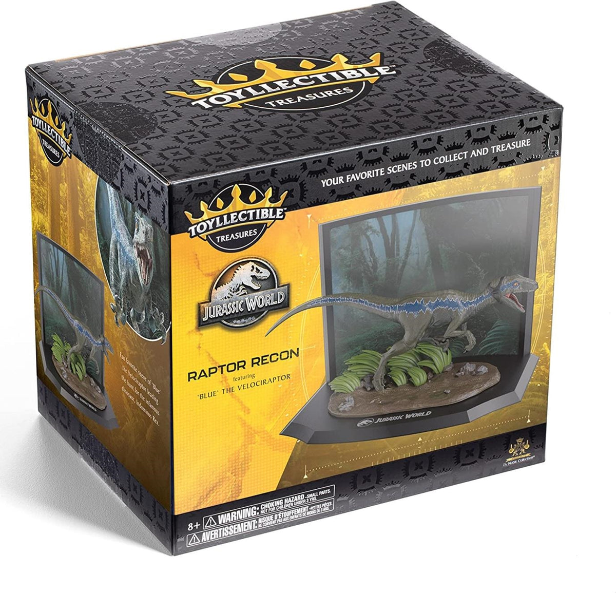 Jurassic World: Noble Collection - Velociraptor Blue Diorama