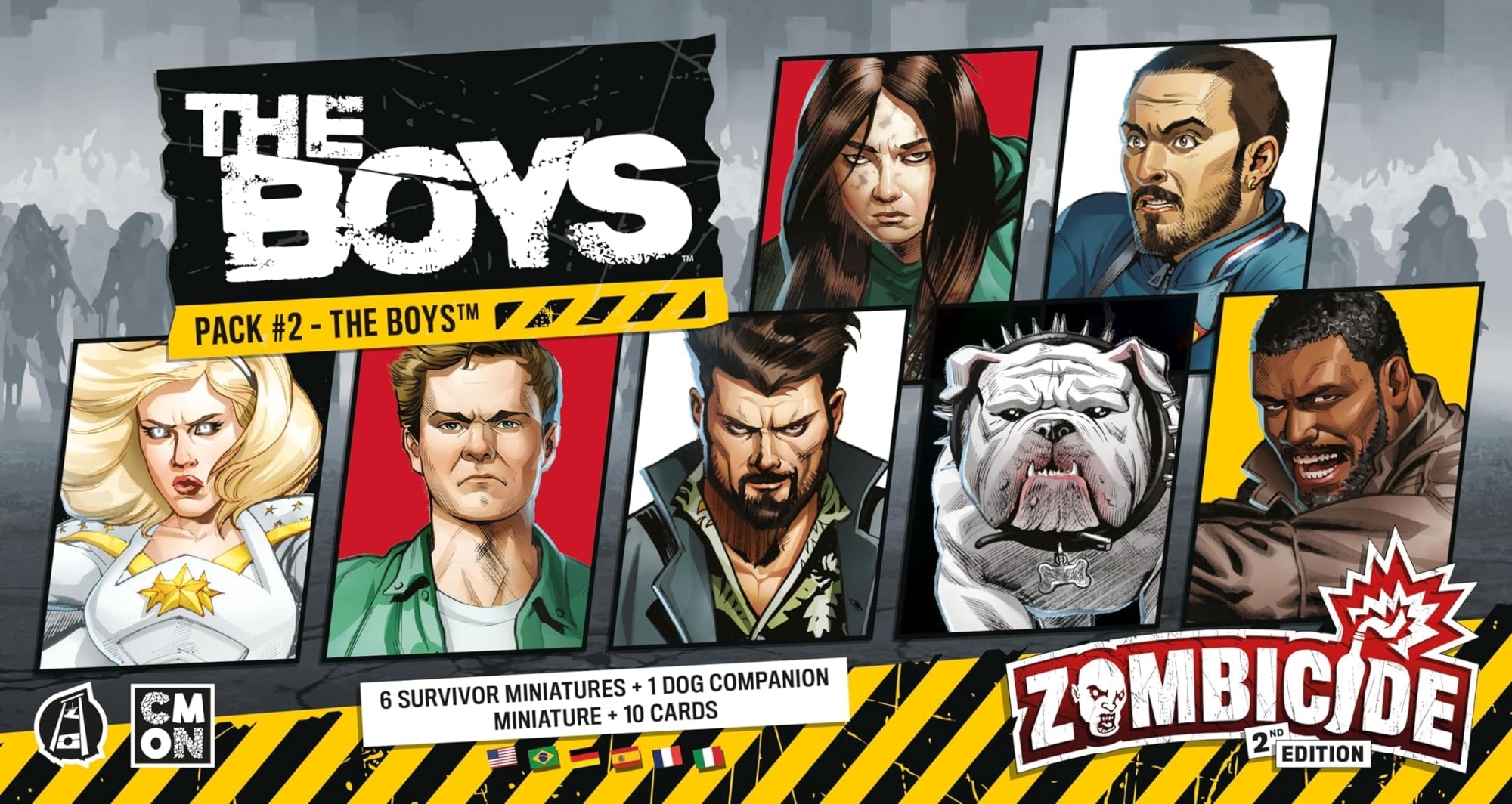 Asmodee: Zombicide, 2A Ed. - The Boys Pack 2