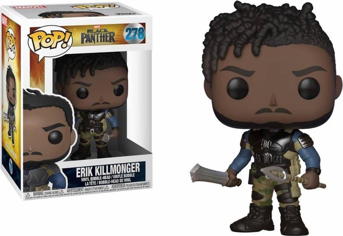 Marvel: Funko Pop! Marvel - Black Panther - Erik Killmonger (Vinyl Figure 386)