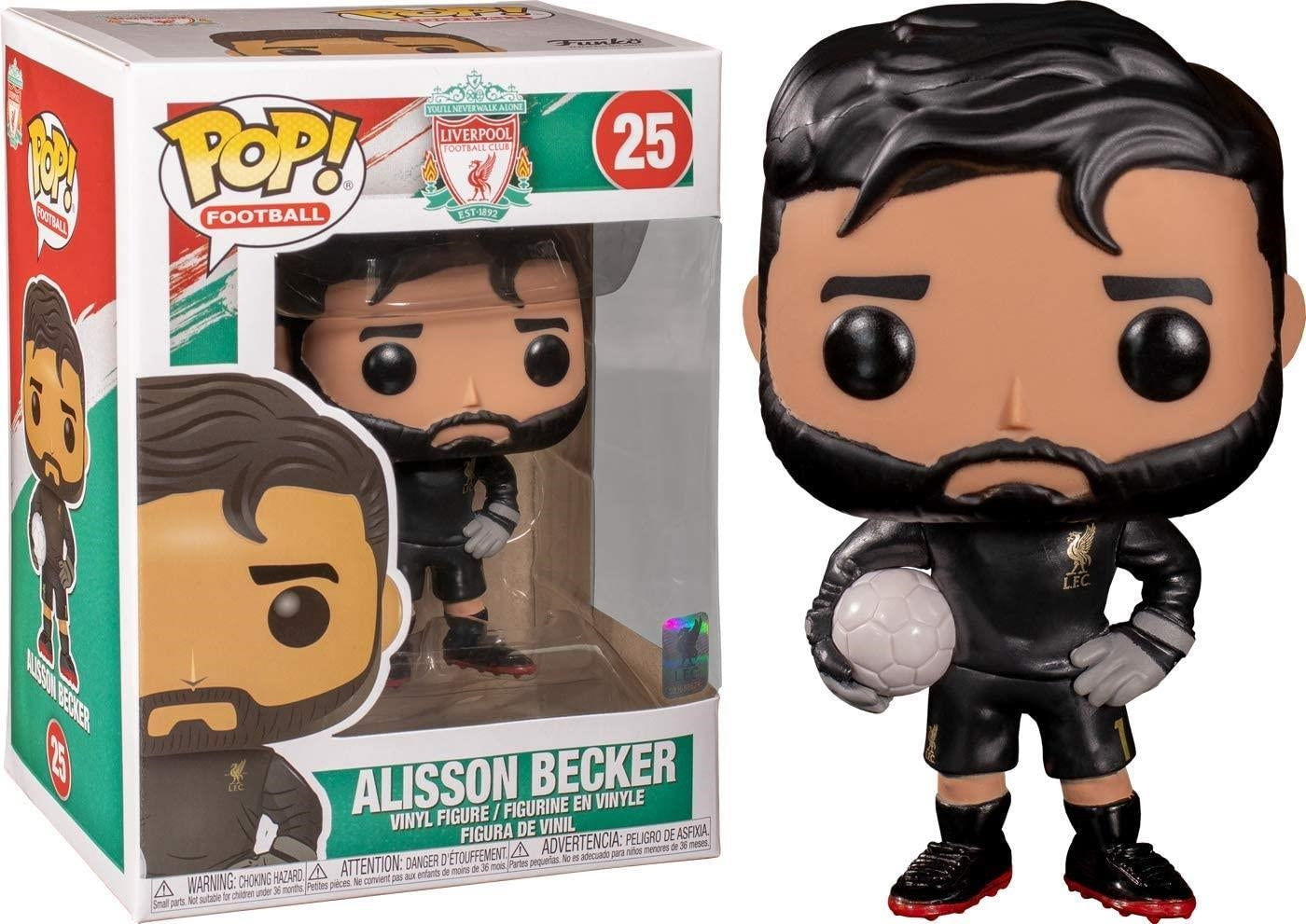 Football: Funko Pop! - LFC - Alisson Becker (Vinyl Figure 25)