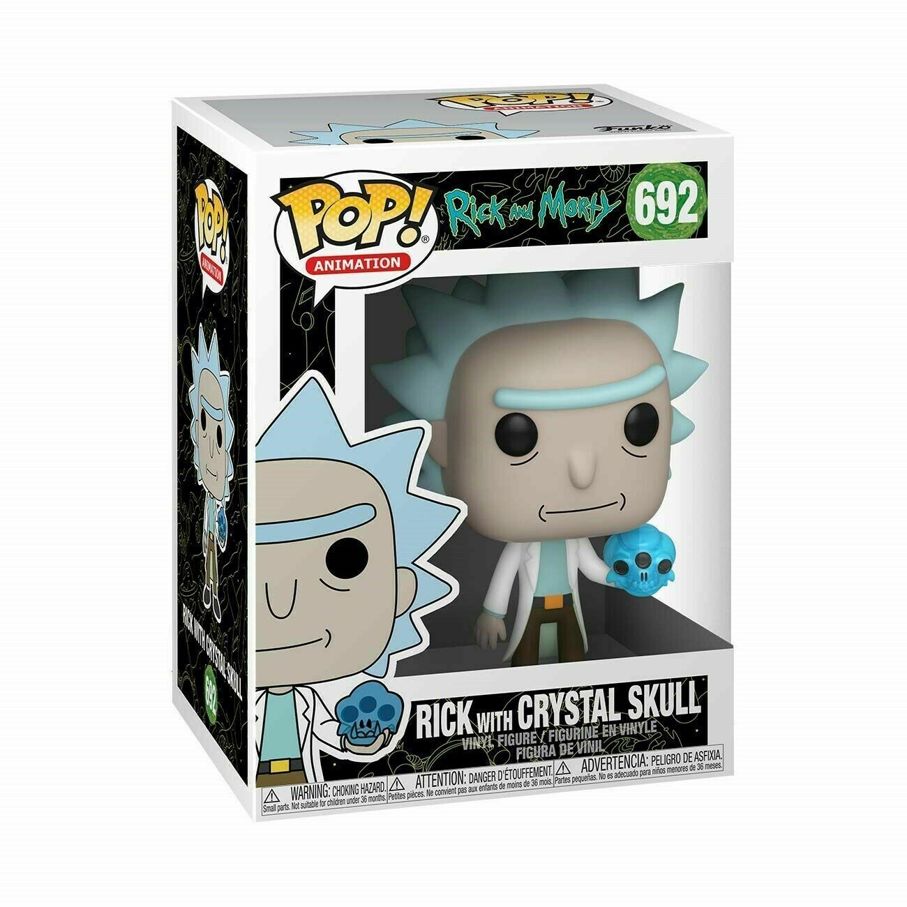 Rick And Morty: Funko Pop! Animation - Rick With Crystal Skull (Vinyl Figure 692)