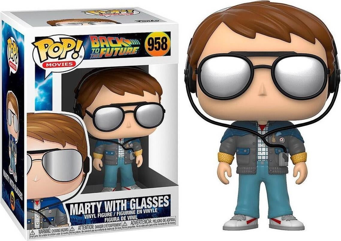 Back To The Future: Funko Pop! Movies - Marty With Glasses (Vinyl Figure 958)