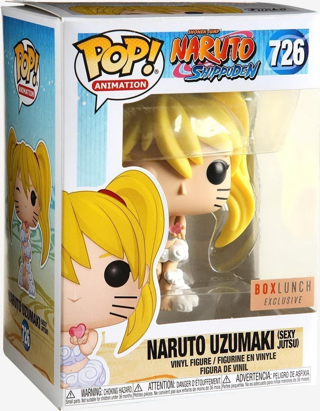 Naruto Shippuden: Funko Pop! Animation - Naruto Uzumaki (Sexy Jutsu) (Ltd) (Vinyl Figure 726)