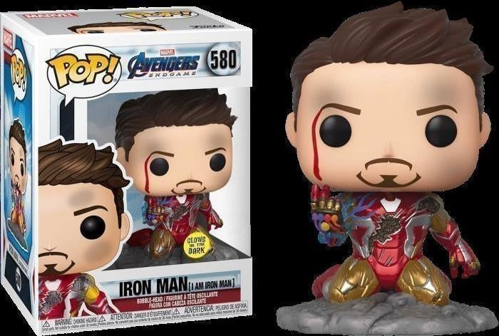 Marvel: Funko Pop! - Avengers Endgame - I Am Iron Man (Glow In The Dark (Vinyl Figure 580)