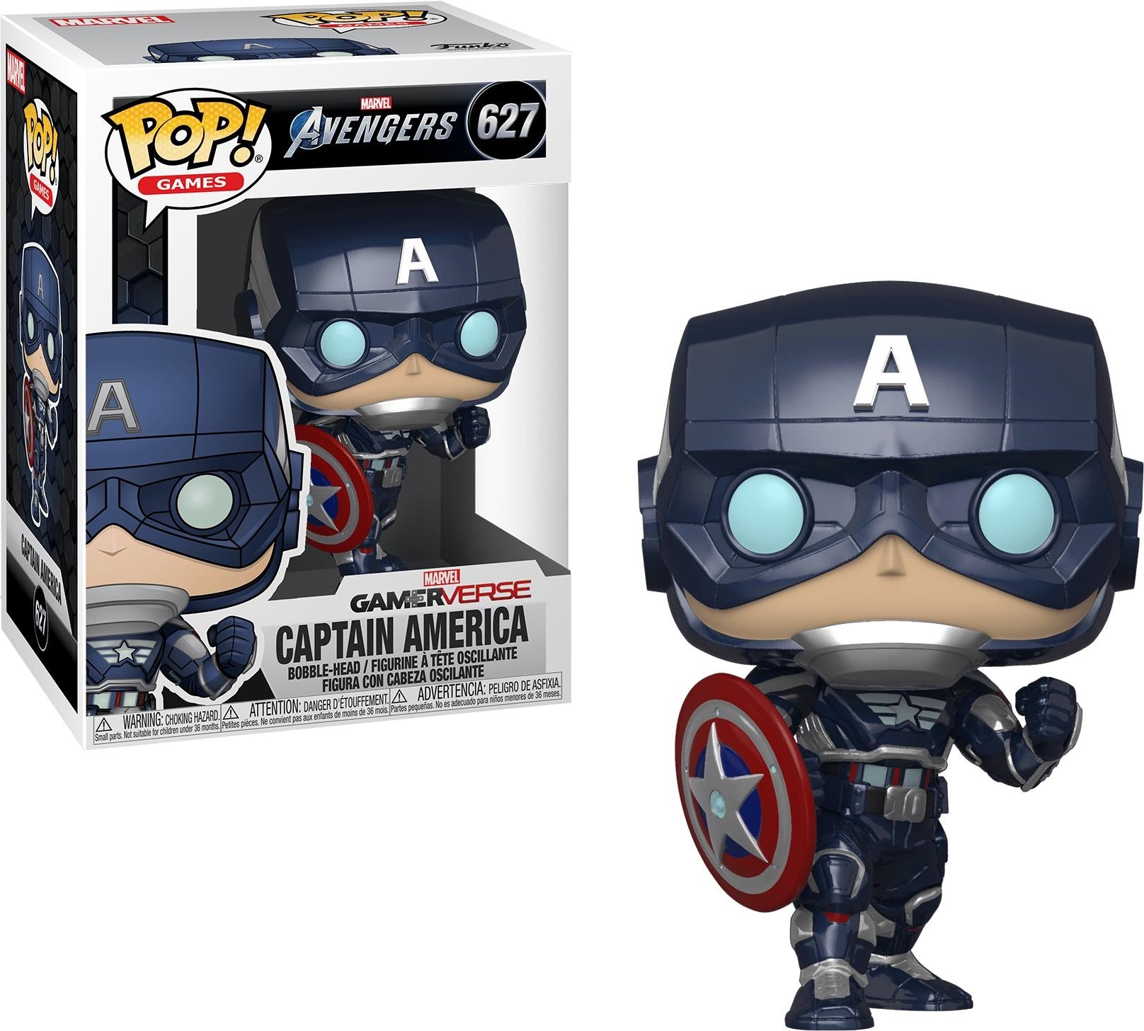 Marvel: Funko Pop! Games - Avengers - Captain America (Vinyl Figure 627)