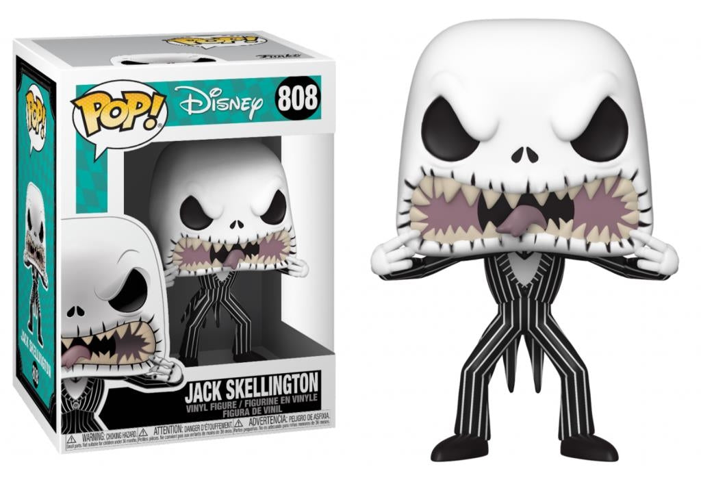 Disney: Funko Pop! - The Nightmare Before Christmas - Jack Skellington (Scary Face) (Vinyl Figure 808)