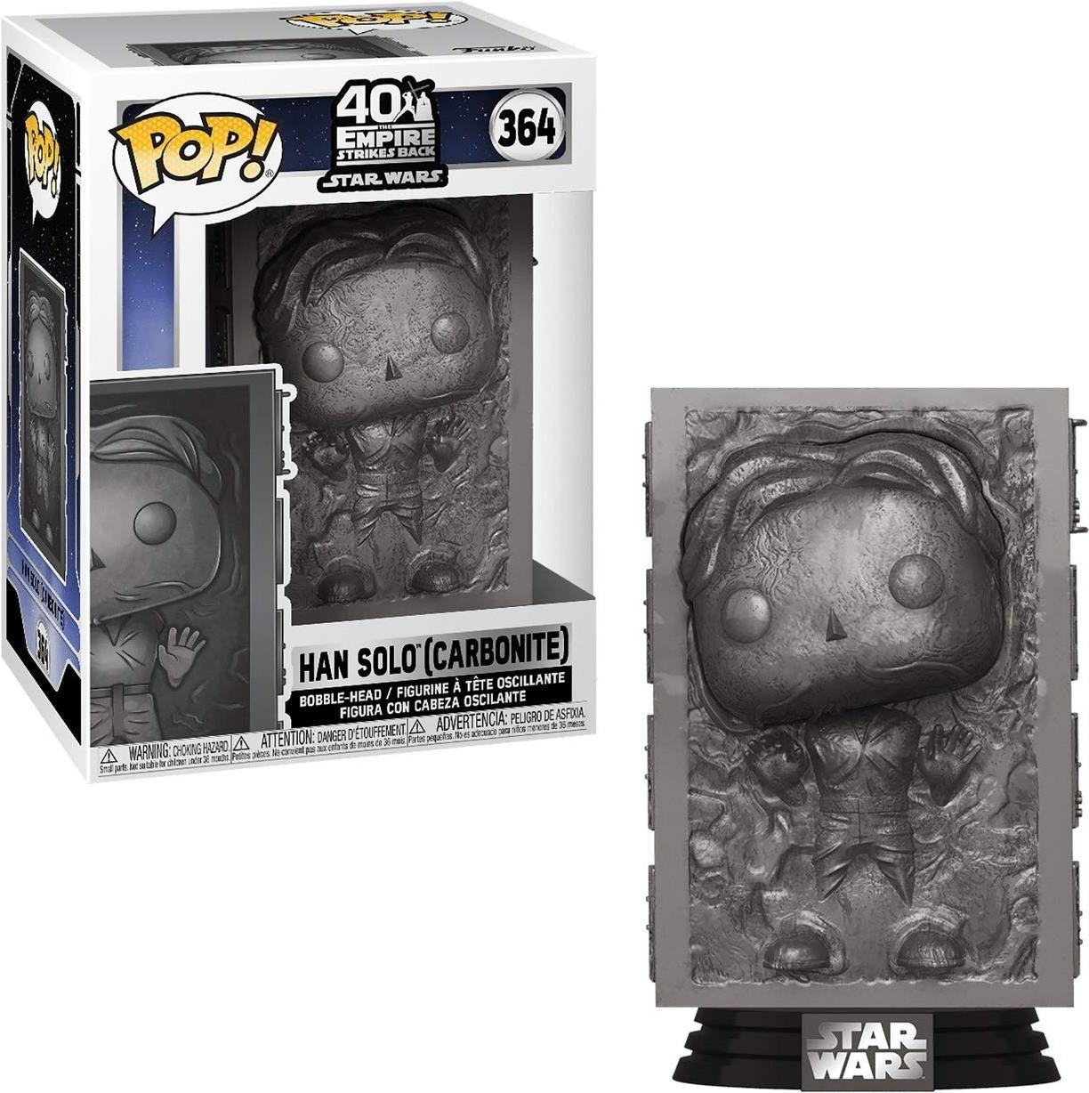 Star Wars: Funko Pop! - 40th Empire Strikes Back - Han In Carbonite (Vinyl Figure 364)