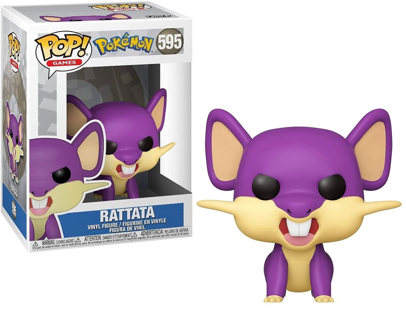 Pokemon: Funko Pop! Games - Rattata (Vinyl Figure 595)