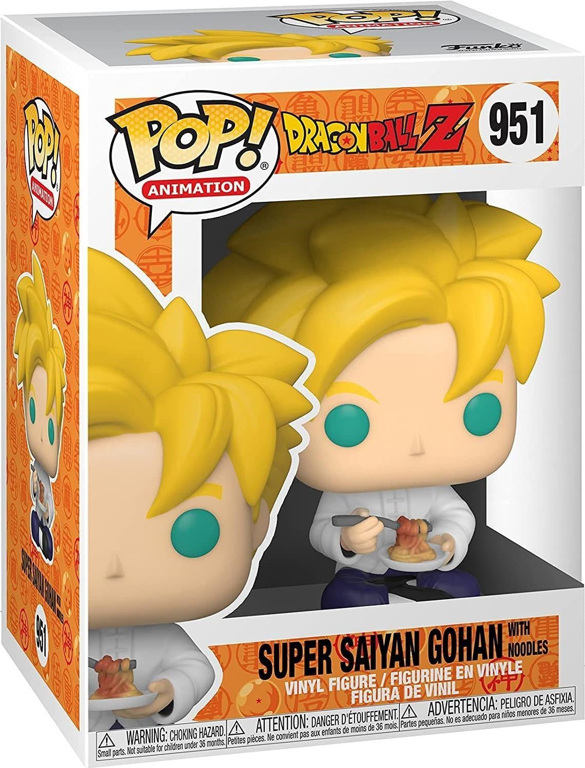 Dragon Ball Z: Funko Pop! Animation - Super Sayan Gohan (With Noodles) (Vinyl Figure 951)