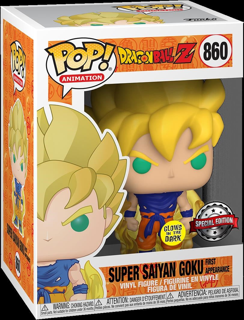 Dragon Ball Z: Funko Pop! Animation - Super Saiyan Goku (First Apeearance) (Ltd) (Vinyl Figure 860)