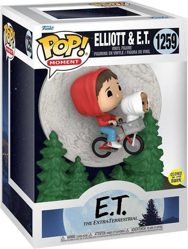 E.T. The Extra-Terrestrial: Funko Pop! Moment - Elliott & E.T. (Glowi In The Dark) (Vinyl Figure 1259)