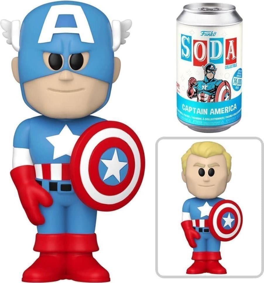 Marvel: Funko Pop! Soda - Captain America (Collectible Figure)