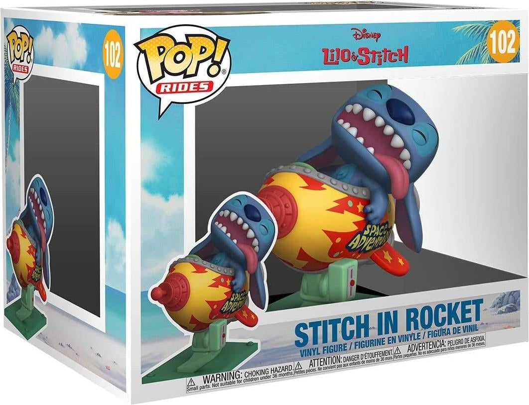 Disney: Funko Pop! Rides - Lilo & Stitch - Stitch In Rocket (Vinyl Figure 102)