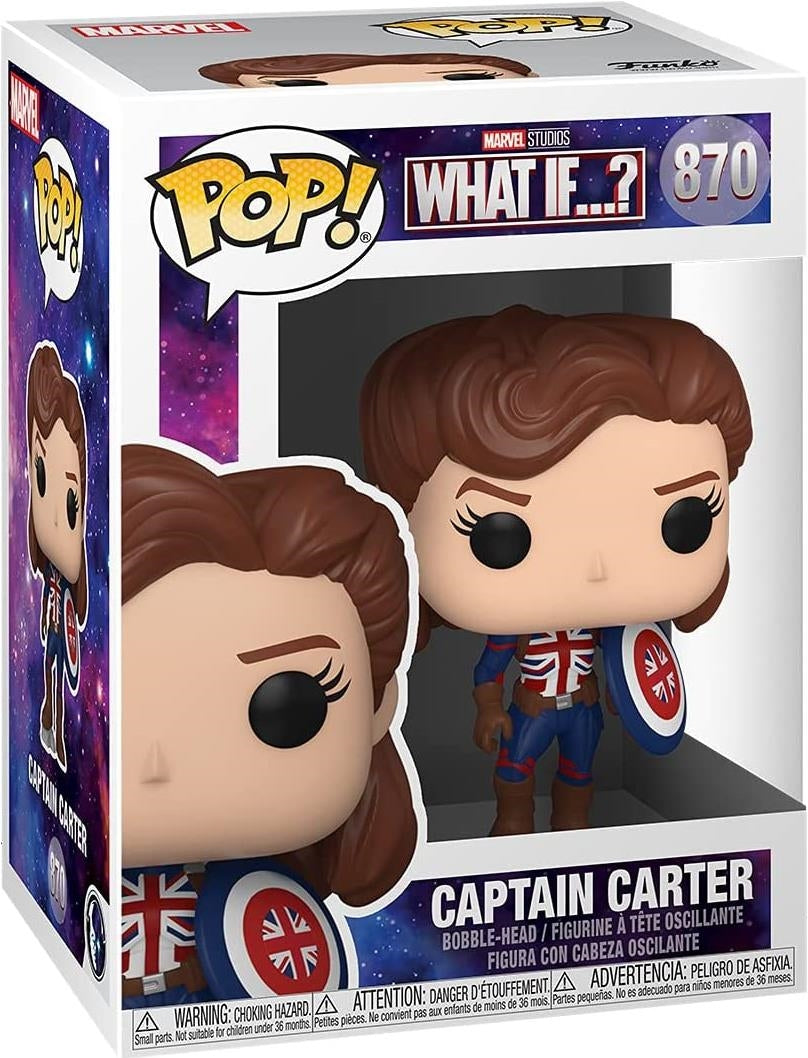 Marvel: Funko Pop! - What If...? - Captain Carter (Vinyl Figure 870)