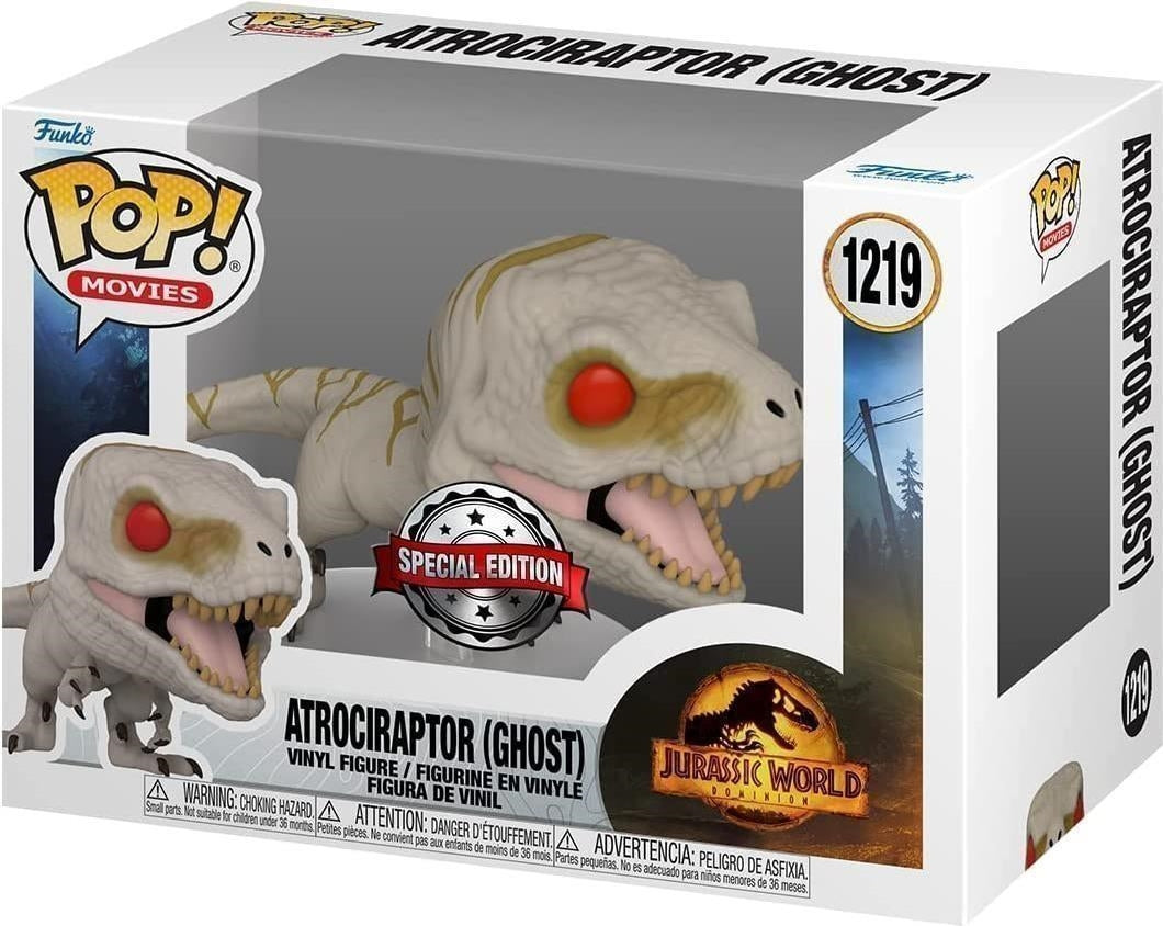 Jurassic World: Funko Pop! Movies - Dominion - Atrociraptor (Ghost) (Vinyl Figure 1219)