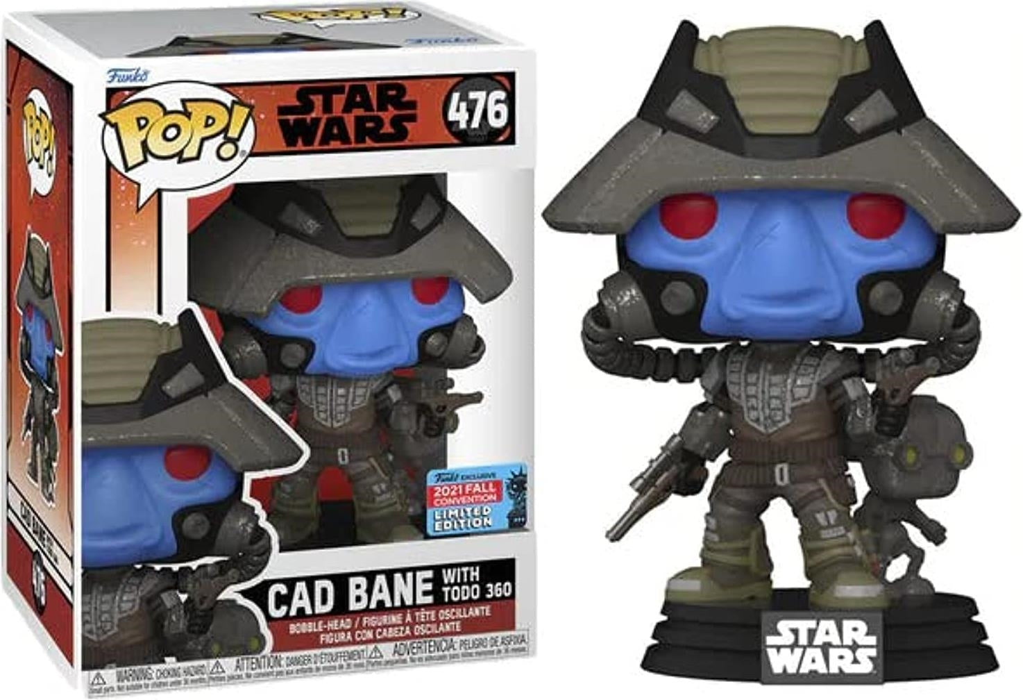 Star Wars: Funko Pop! - Cad Bane With Todo 360 (Vinyl Figure 476)