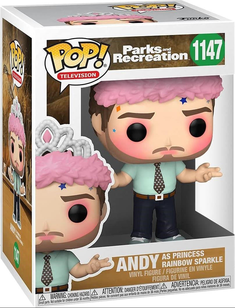 Parks & Recreation: Funko Pop! Television - Andy As Princess Rainbow Spark (Vinyl Figure 1147)