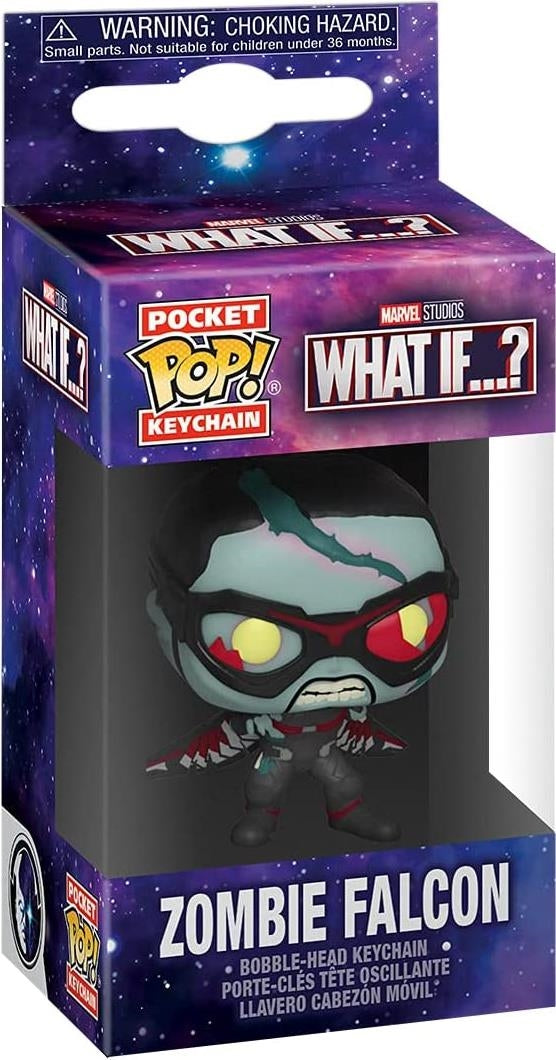 Marvel: Funko Pop! Pocket Keychain - What If? - Zombie Falcon (Portachiavi)