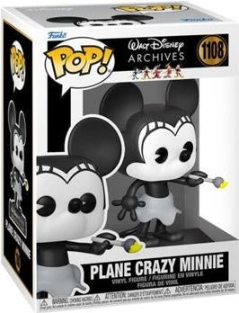 Disney: Funko Pop! - Minnie Mouse - Plane Crazy Minnie (1928) (Vinyl Figure 1108)