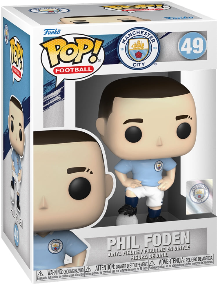Football: Funko Pop! - Manchester City - Phil Foden (Vinyl Figure)
