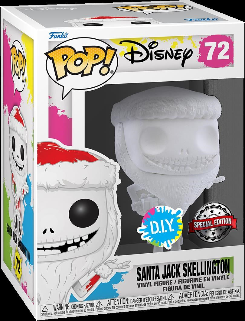 Disney: Funko Pop! - The Nightmare Before Christmas - Santa Jack Skellington (Vinyl Figure 72)