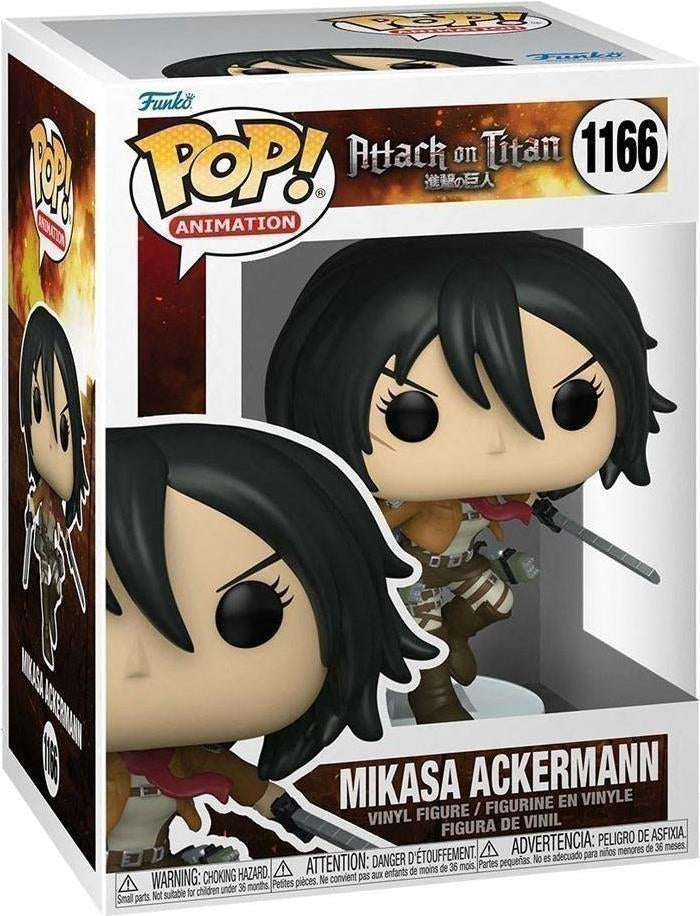 Attack On Titan: Funko Pop! Animation - Mikasa Ackerman (W/Swords) (Vinyl Figure 1166)