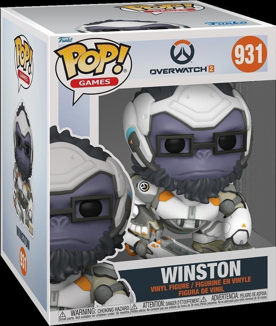 Overwatch 2: Funko Pop! Super - Winston (6) (Vinyl Figure 931)