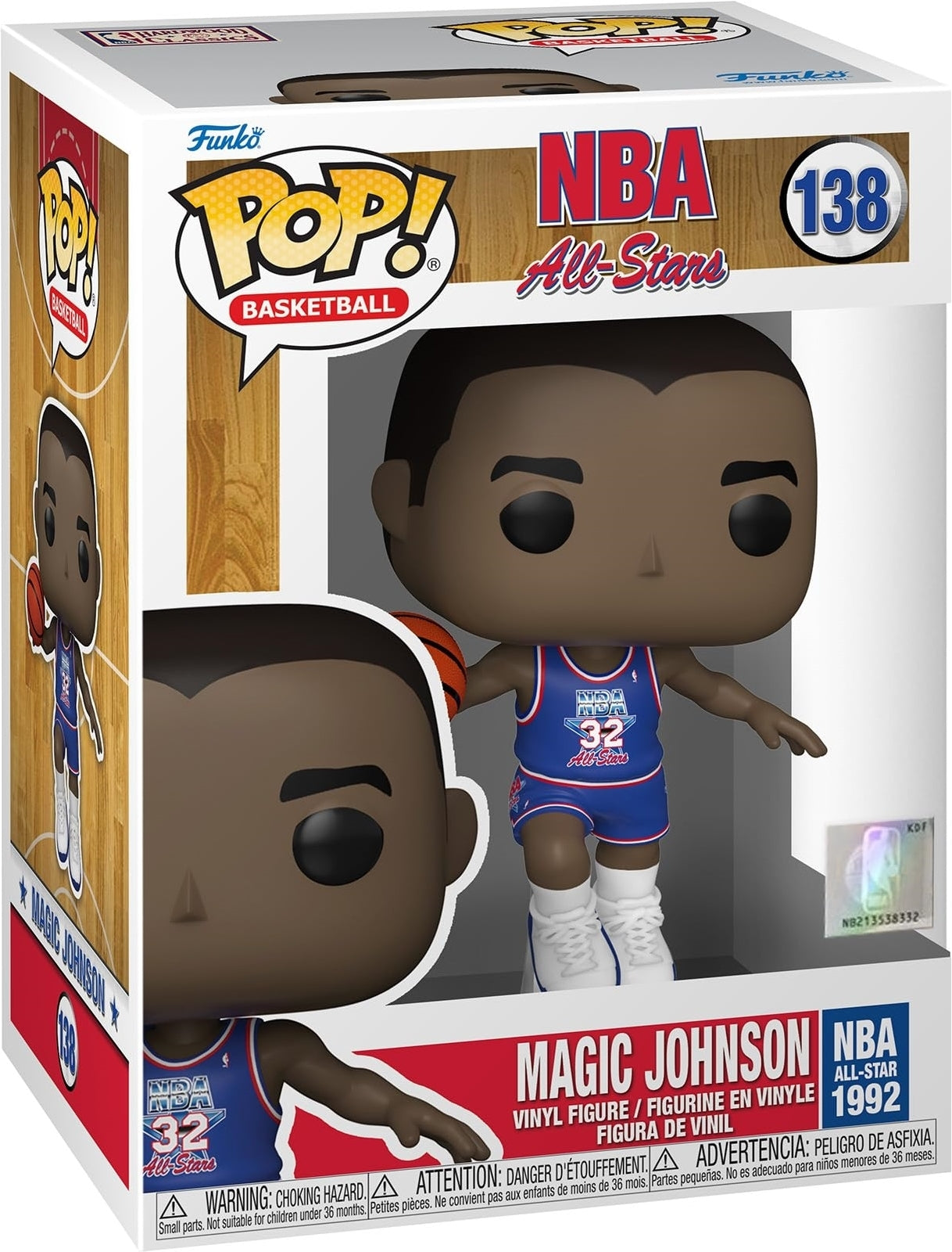 Basketball: Funko Pop! - Nba Legends - Magic Johnson (Vinyl Figure 138)