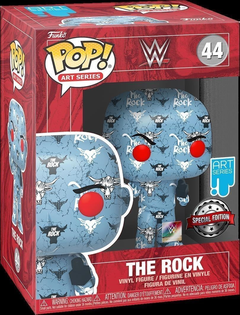 Wrestling: Funko Pop! Art Series - Wwe - The Rock (Vinyl Figure 44)