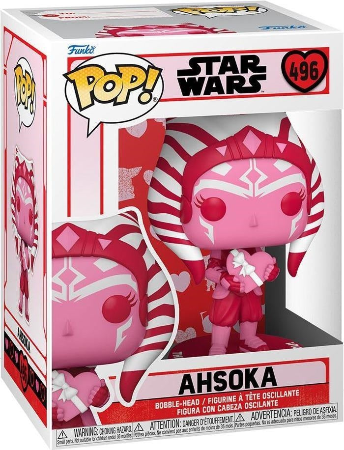 Star Wars: Funko Pop! - Valentines - Ahsoka (Vinyl Figure 496)