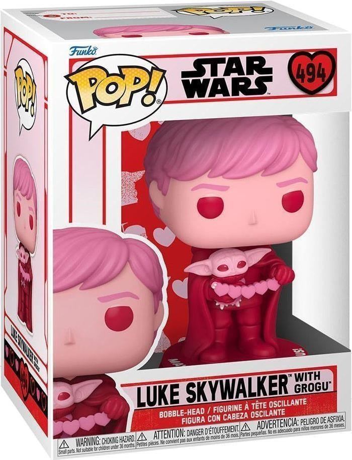 Star Wars: Funko Pop! - Holiday - Valentines - Luke & Grogu (Vinyl Figure 494)