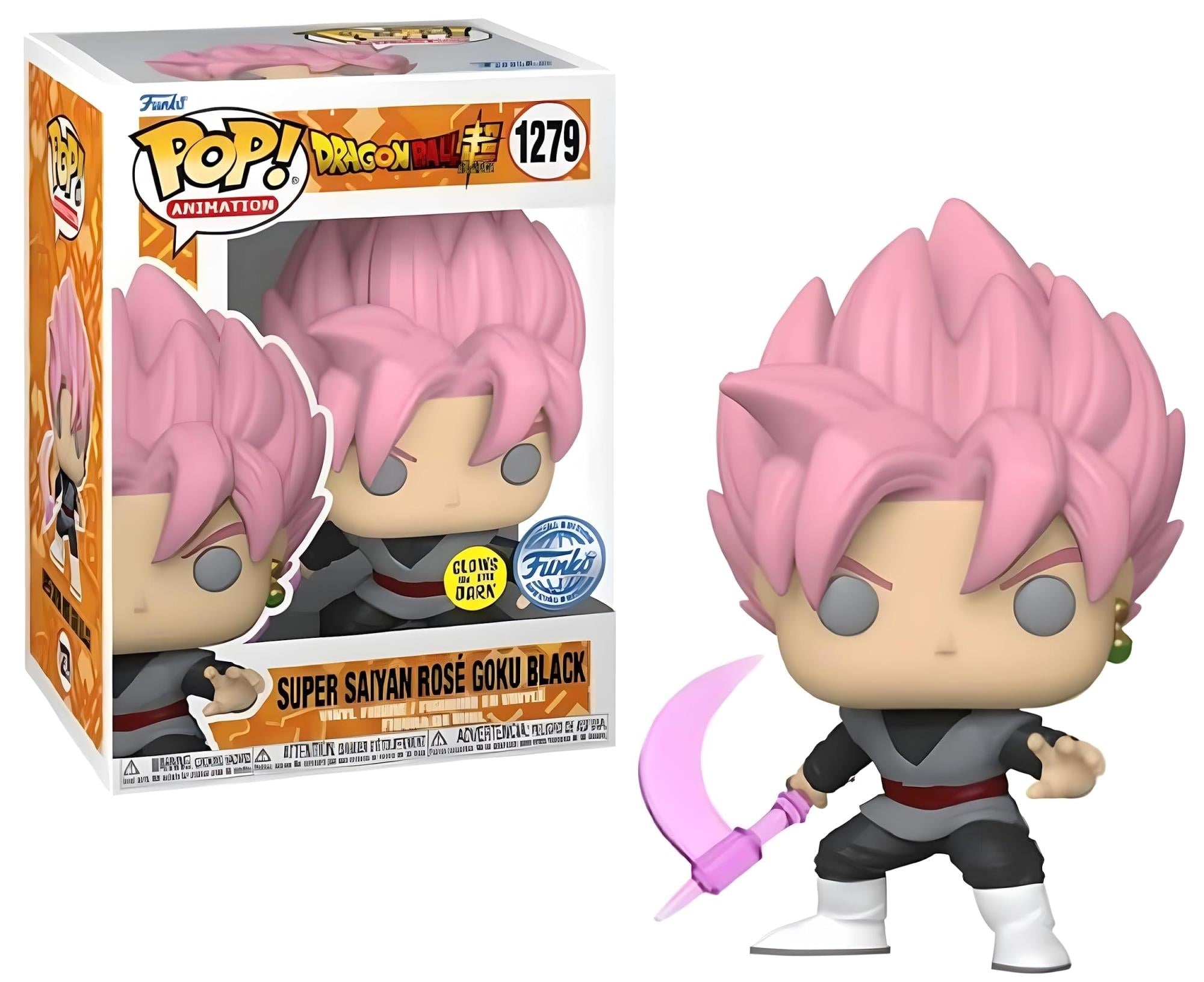 Dragon Ball Super: Funko Pop! Animation - Super Sayan Rose Goku Black (Glow In The Dark) (Vinyl Figure 1279)