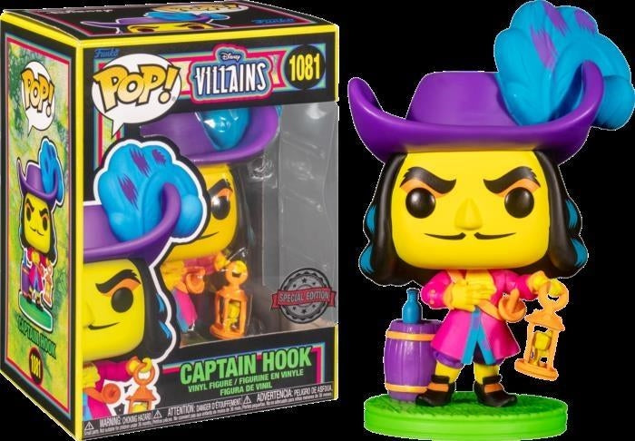 Disney: Funko Pop! - Villains - Hook Blacklight (Vinyl Figure 1081)