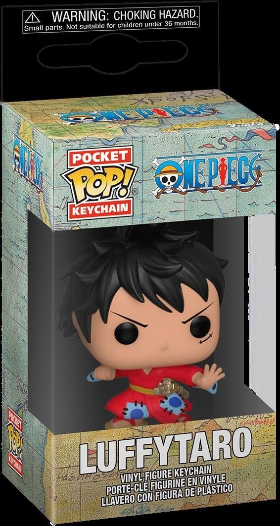 One Piece: Funko Pop! Pocket Keychain - Luffy Taro (Kimono) (Portachiavi)