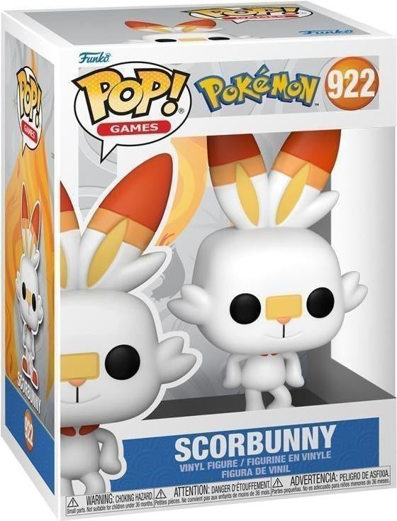 Pokemon: Funko Pop! Games - Scorbunny (Vinyl Figure 922)