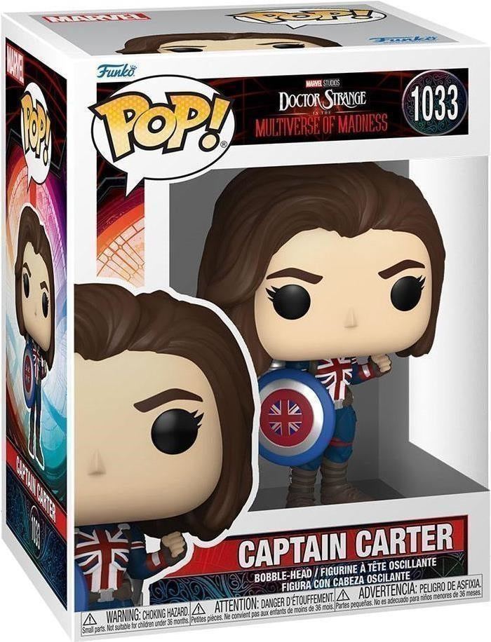 Marvel: Funko Pop! - Doctor Strange In The Multiverse Of Madness - Captain carter (Vinyl Figure 1033)