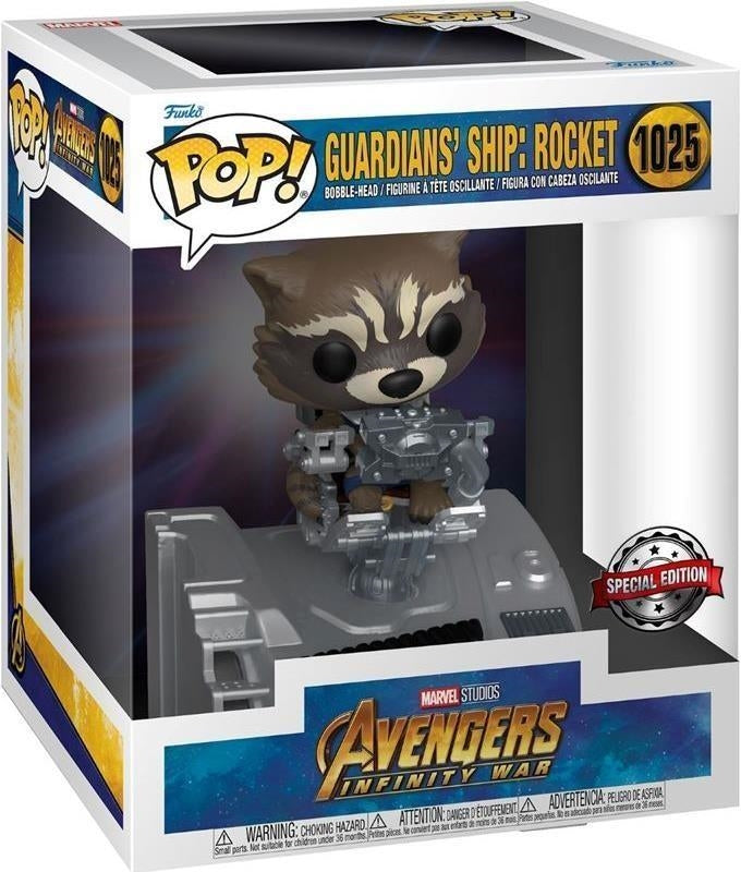 Marvel: Funko Pop! Deluxe - Guardians Of The Glaxy - Rocket (Vinyl Figure 1025)