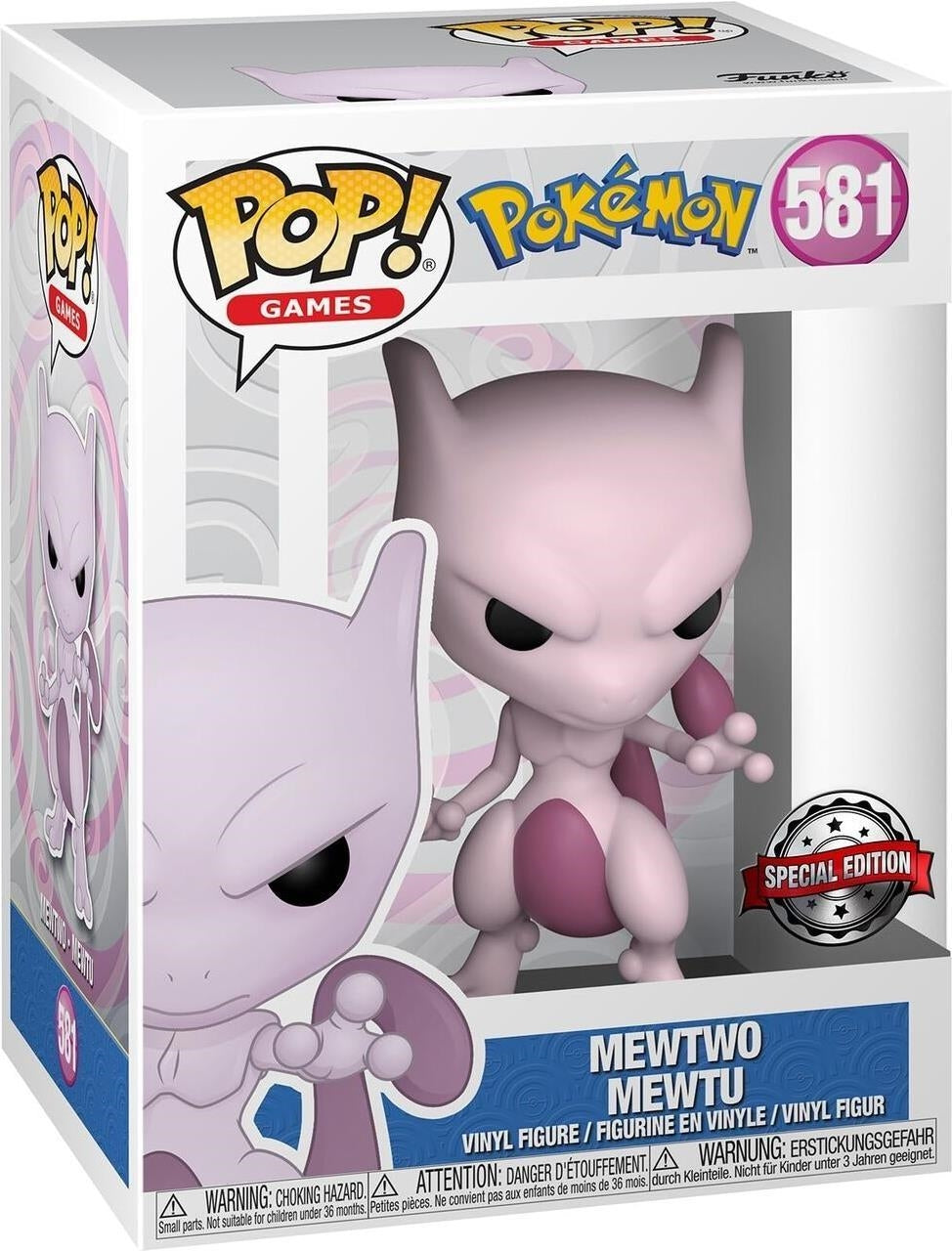 Pokemon: Funko Pop! Games - Mewtwo (Vinyl Figure 581)