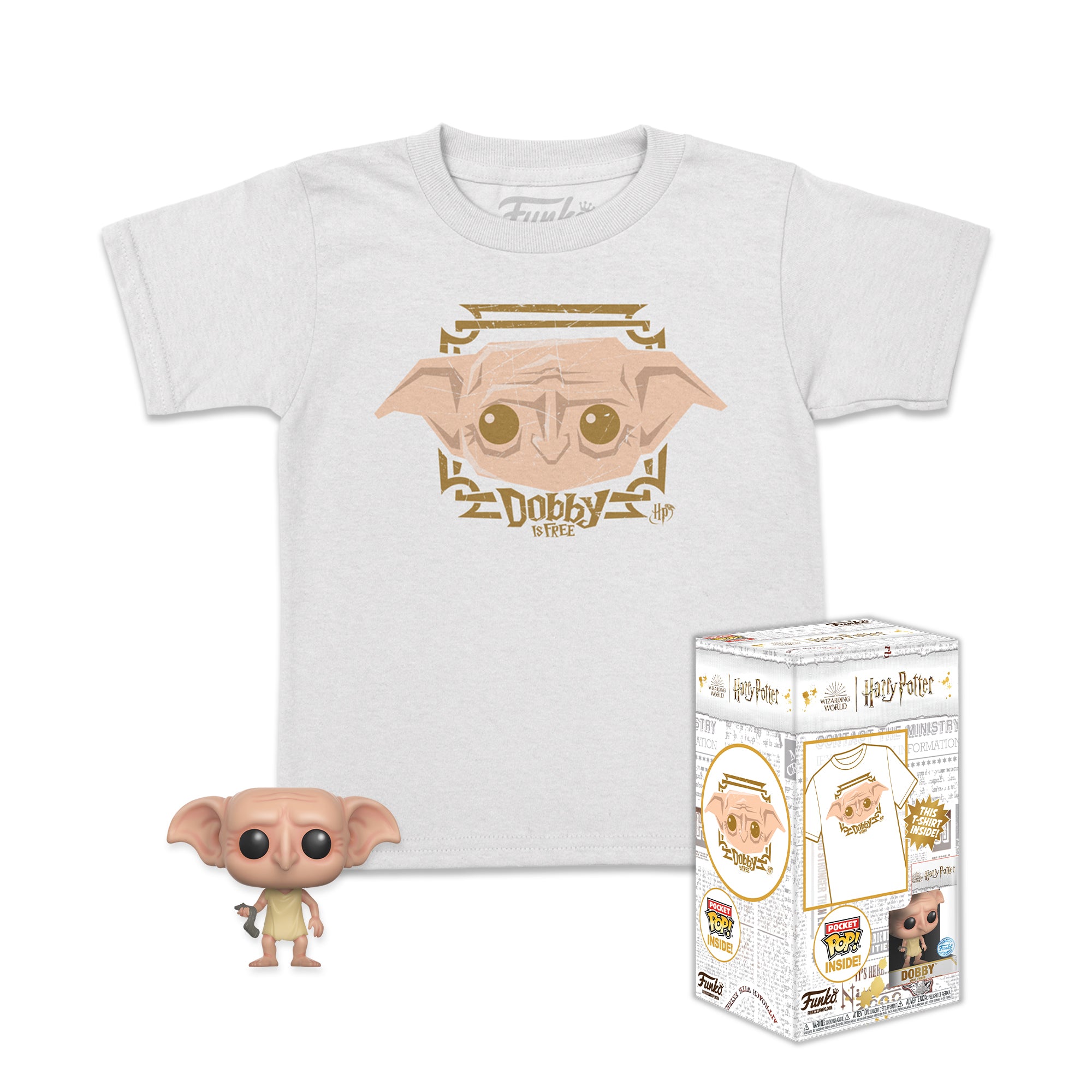 Harry Potter: Funko Pop! Mini Pop! & Tee - Dobby (Tg. S)