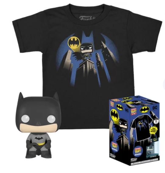 Dc Comics: Funko Pop! Mini Pop! & Tee - Batman Tg. XL