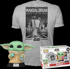 Star Wars: Funko Pop! Mini Pop! & Tee - The Mandalorian - Grogu With Cookie Tg. M)