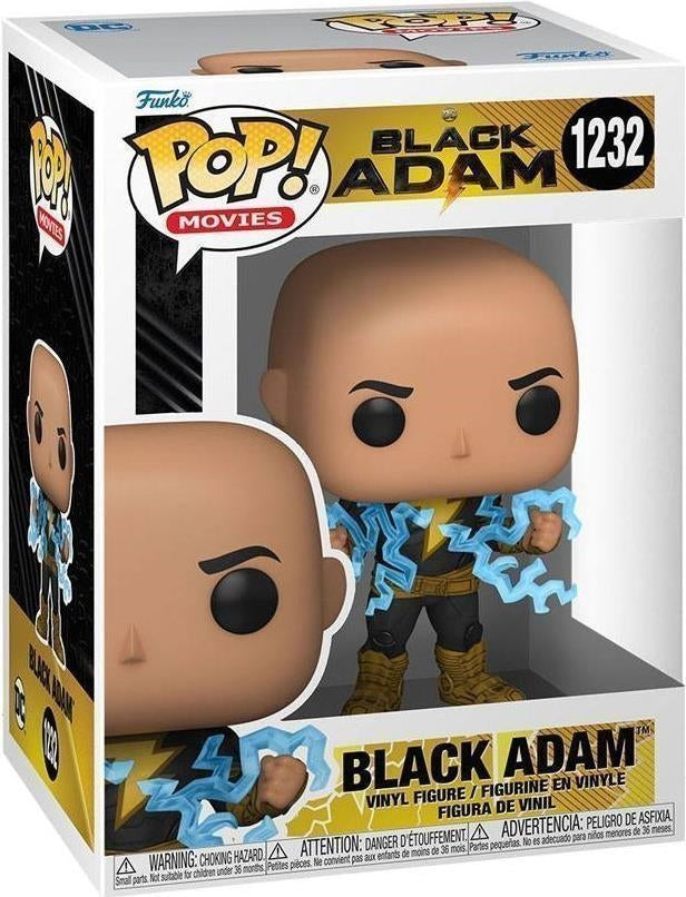 Dc Comics: Funko Pop! Movies - Black Adam - Black Adam With Lightning (Vinyl Figure 1232)