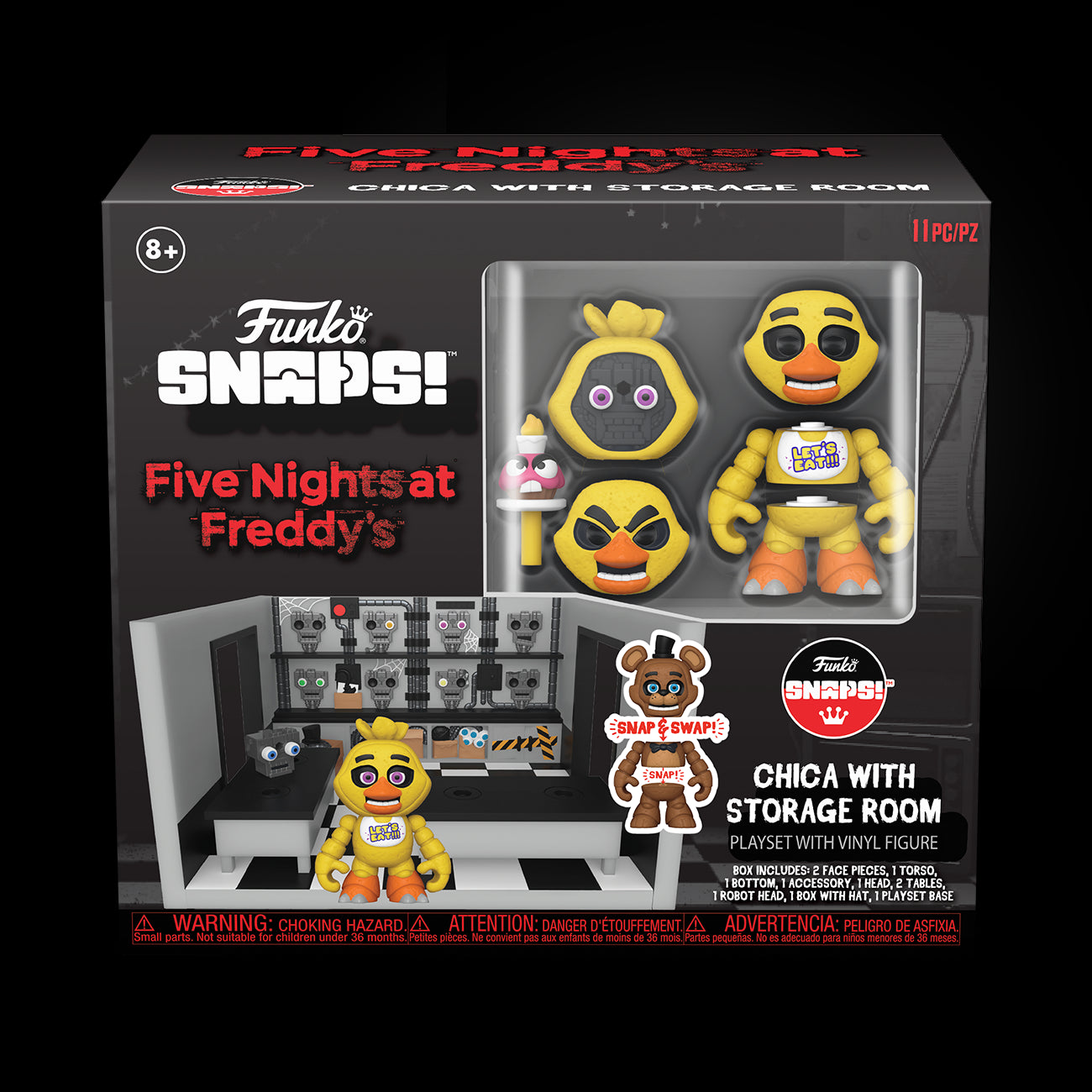 Five Nights At Freddys: Funko Pop! Snap - Playset - Storage Rm W/Chica