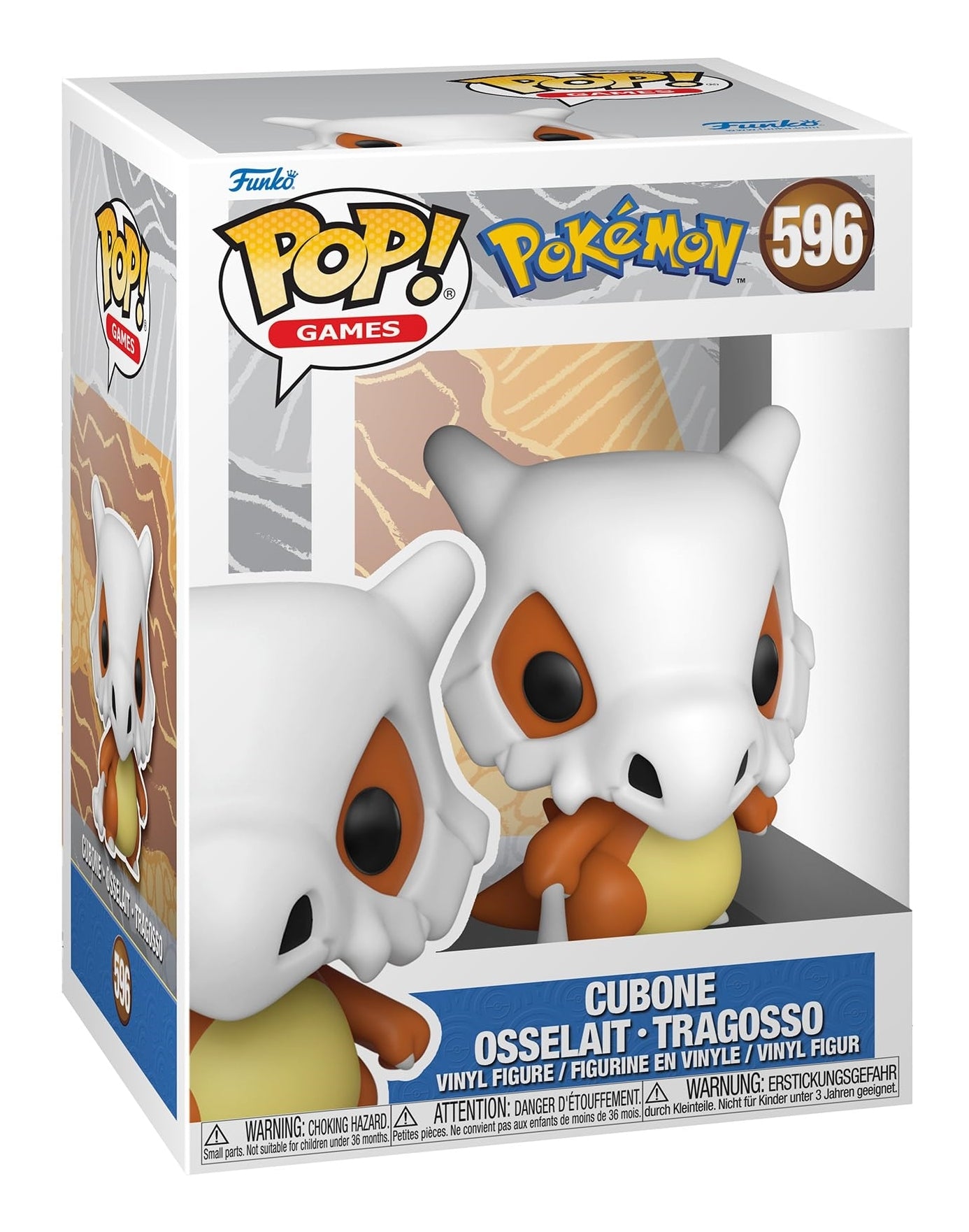 Pokemon: Funko Pop! Games - Cubone (Vinyl Figure 596)