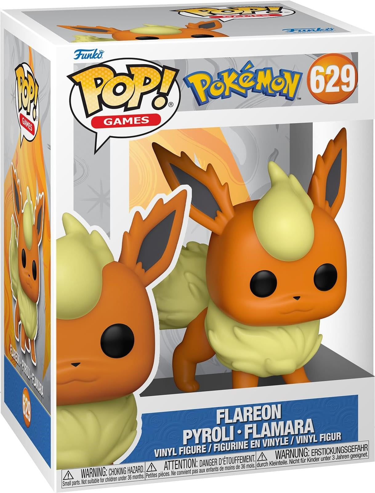 Pokemon: Funko Pop! Games - Flareon (Vinyl Figure 629)