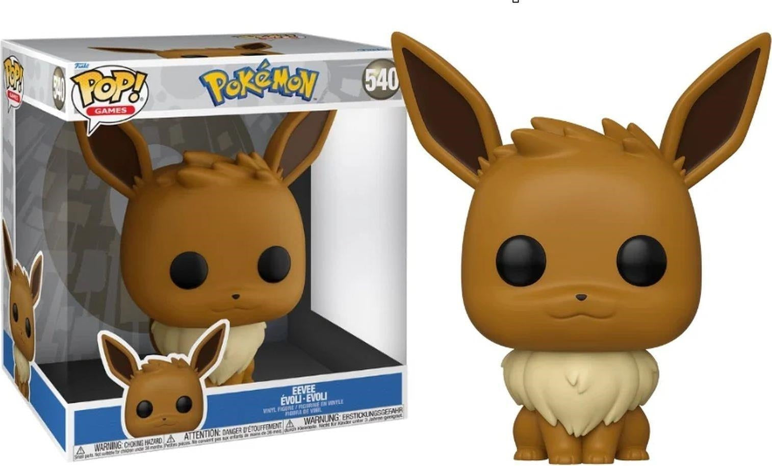 Pokemon: Funko Pop! Games - Jumbo - Eevee (Vinyl Figure 540)