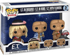 E.T. The Extra-Terrestrial: Funko Pop! Movies: E.T. In Disguise / E.T. In Robe / E.T. With Flowers (3 Pack)