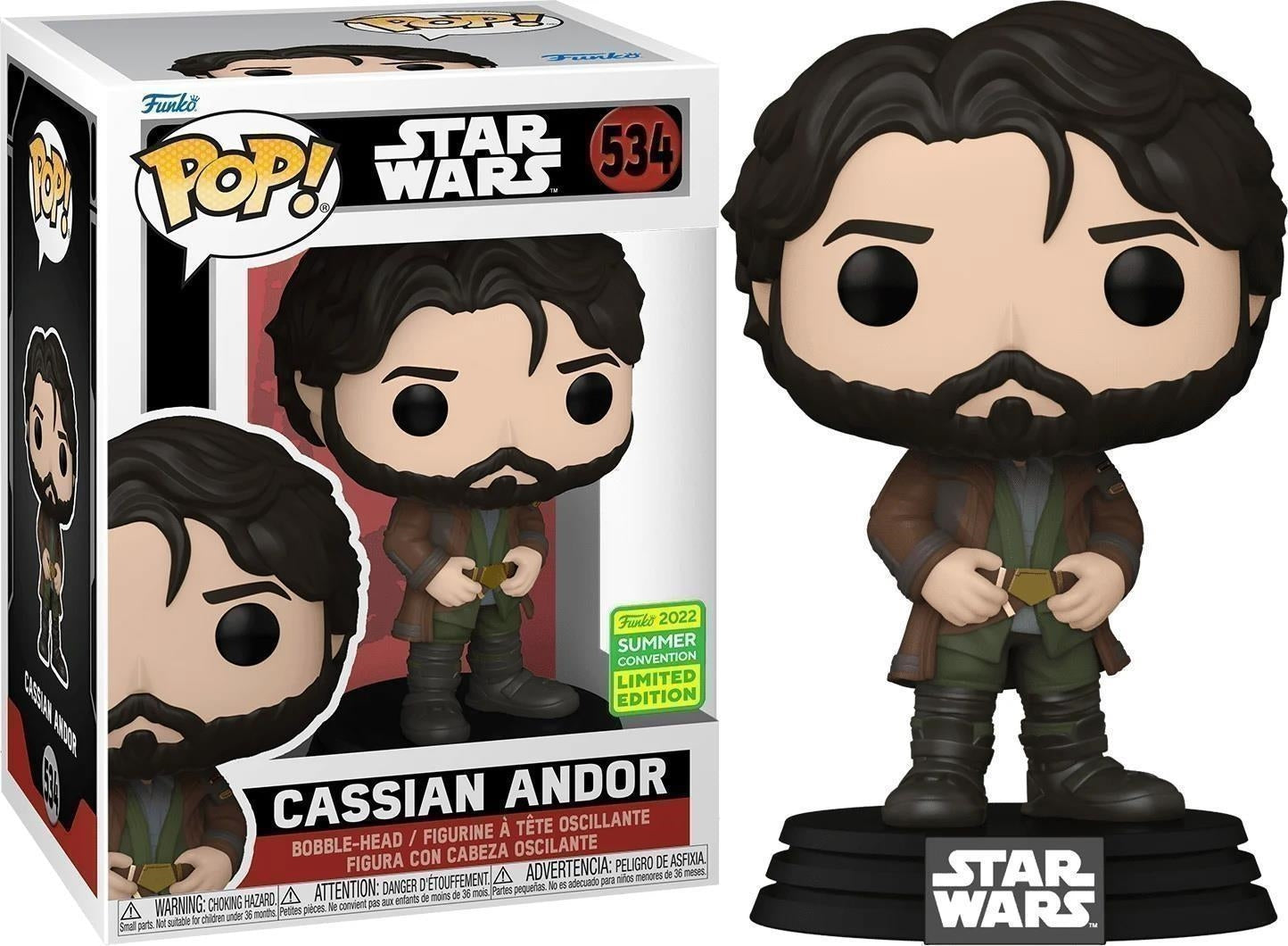 Star Wars: Funko Pop! - Cassian Andor (Limited) (Vinyl Figure 534)