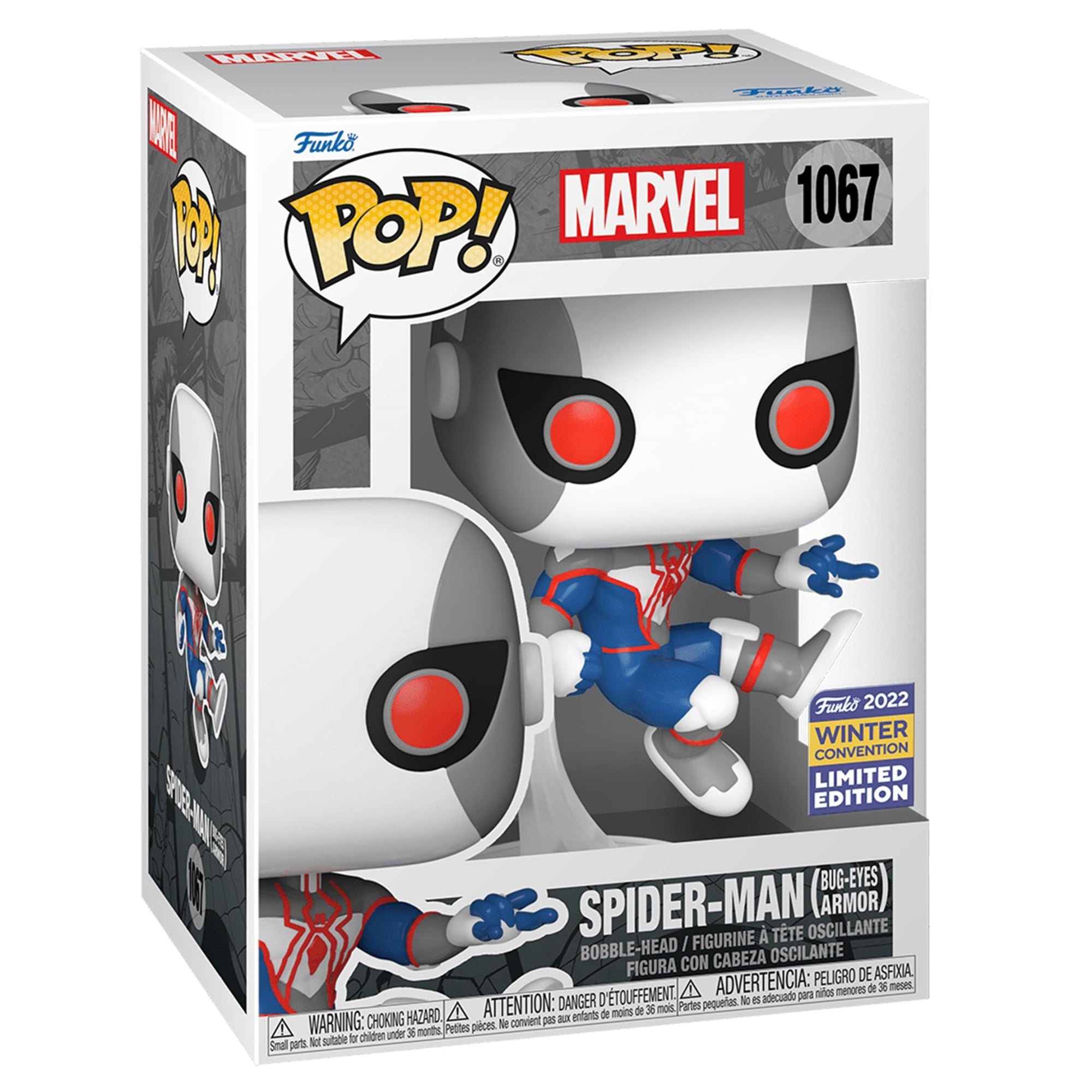 Marvel: Funko Pop! - Spider-Man (Bug-Eyes Armor) (Vinyl Figure 1067)