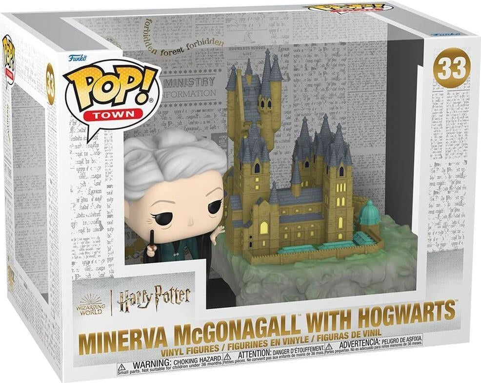 Harry Potter: Funko Pop! Town - Minerva McGonagall With Hogwarts (Vinyl Figure 33)